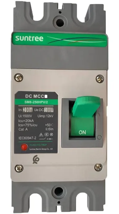 MCCB DC 2P 200A