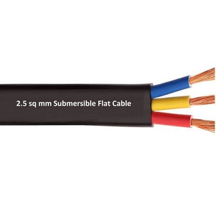 WEST SUBMERSIBLE FLAT SIZE 2.5MM 3 CORE PER METER