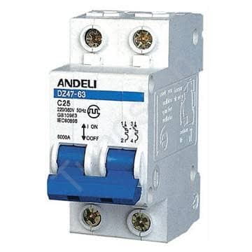 EUROPLUS MCB AC DP 6A - 63A