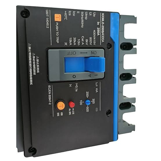 CHINT MCCB 250A 4 POLE BLACK