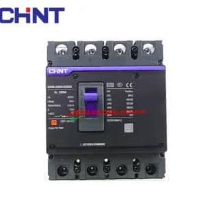 CHINT MCCB 400A 4 POLE BLACK