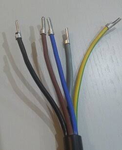 WEST FLEXIBLE CABLE SIZE 1.5MM.SQ 5 CORE