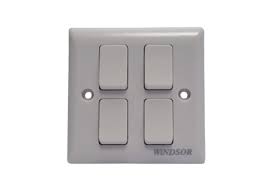 WINDSOR 4GANG 2WAY SWITCH