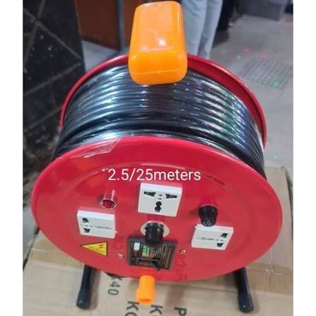 CABLE REEL EXTENSION ROLL SIZE 2.5MM 25METERS