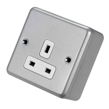LINEAR SOCKET SINGLE SOCKET METALLIC 13A