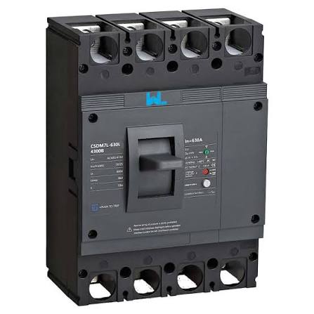 CHINT MCCB 630A 4 POLE BLACK