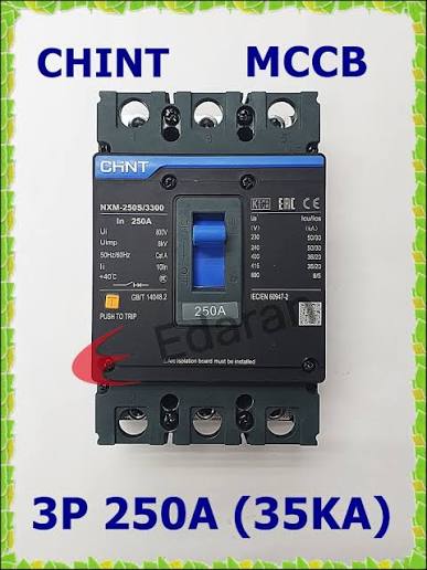 CHINT MCCB 250A 3 POLE BLACK