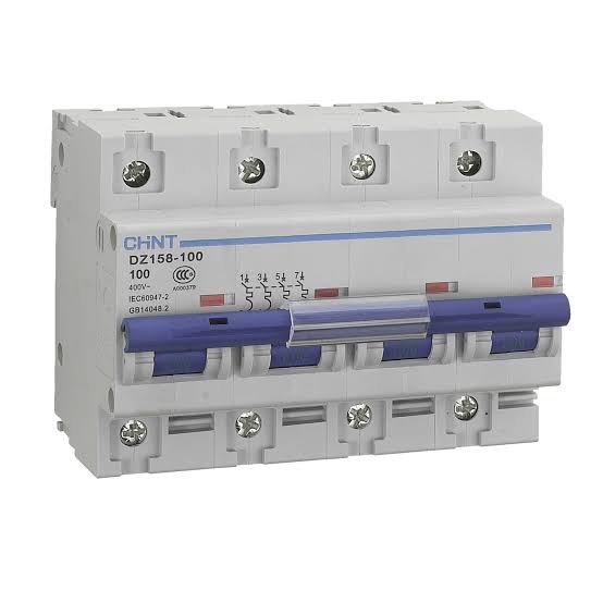 CHINT MCB AC 4P 100A