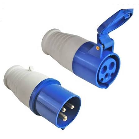 INDUSTRIAL SOCKET 16A 3PIN