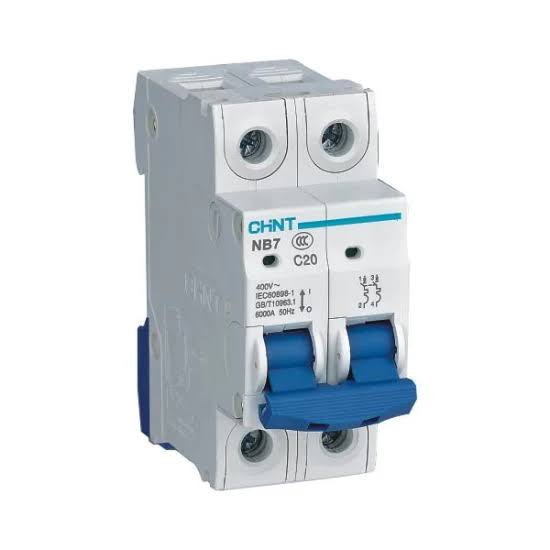 CHINT MCB AC 2P 20A