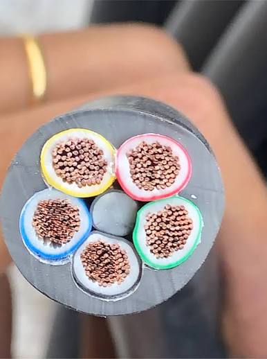 WEST FLEXIBLE CABLE SIZE 10.0MM.SQ 5 CORE