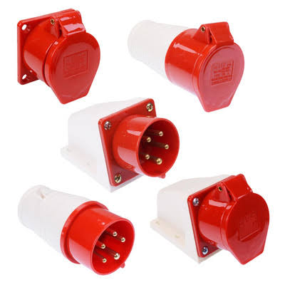 INDUSTRIAL SOCKET 16A 5PIN