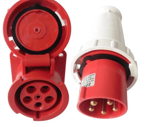 INDUSTRIAL SOCKET 63A 5PIN