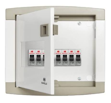 HAVELLS DISTRIBUTION BOARD SIZE 04 WAY